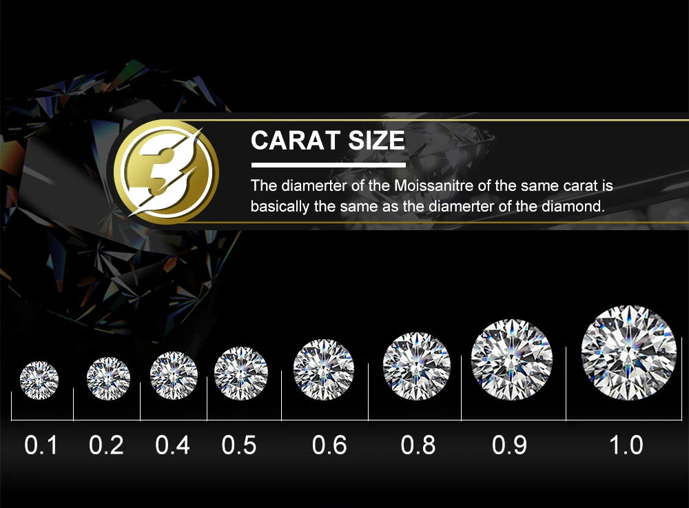 Luxury 925 Sterling Silver Moissanite Round Ice Diamond Ring for Women Men Wedding Party Band Jewelry Gifts 18K Gold Plated