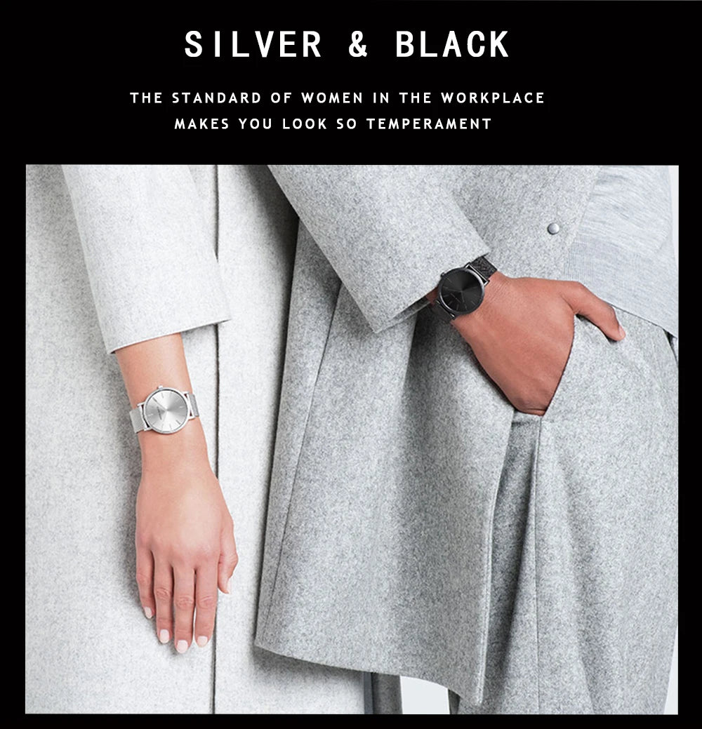 HANNAH MARTIN Brand Quality Stainless Steel Japan Quartz Movement Waterproof Women 36mm Full Rose Gold Ladies Dropshipping Watch