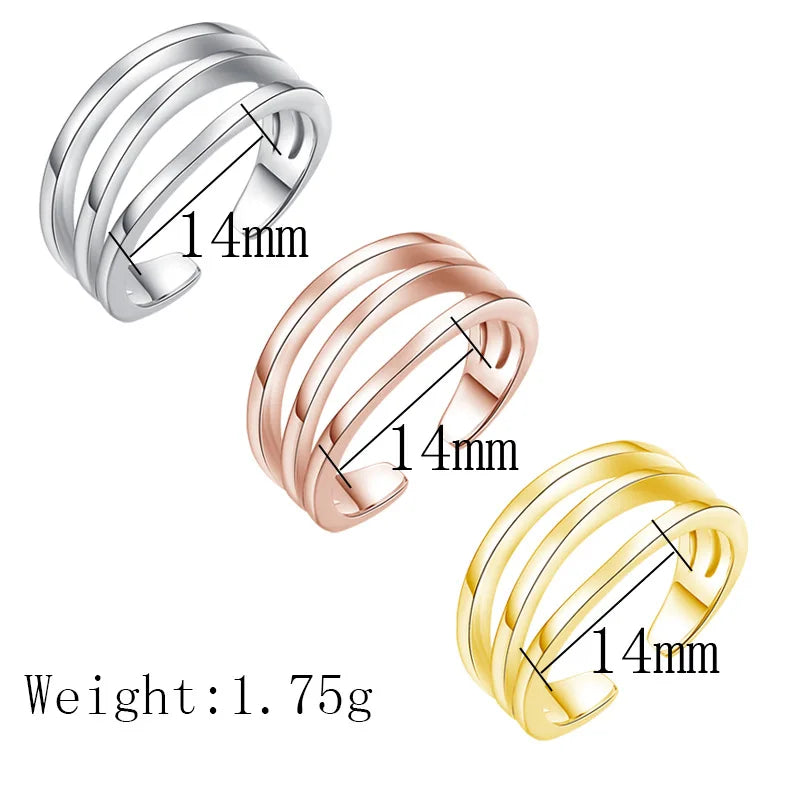 3PCS Toe Rings for Women Stainless Steel Adjustable Summer Beach Sexy Foot Ring With Diamonds Stackable Men's And Women's Ring