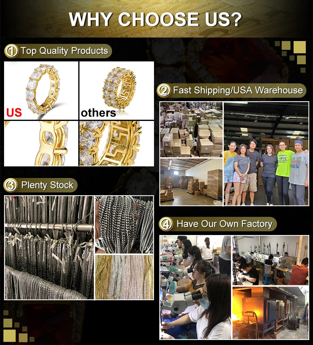 Luxury 925 Sterling Silver Moissanite Round Ice Diamond Ring for Women Men Wedding Party Band Jewelry Gifts 18K Gold Plated