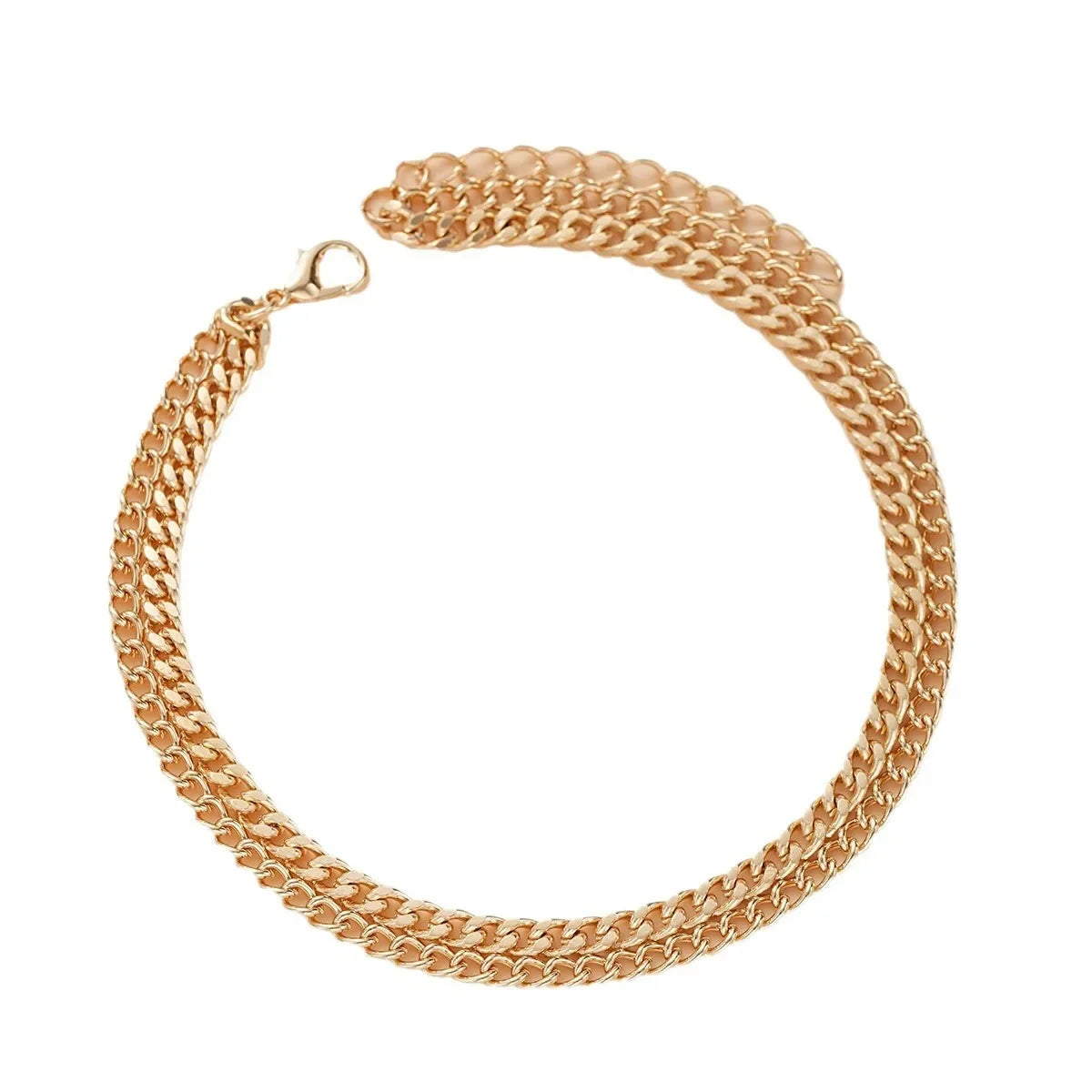 Gold Ankle Bracelets for Women K Gold Plated/Silver Anklets for Women Waterproof Minimalist Cuban Link Anklets Set Gift