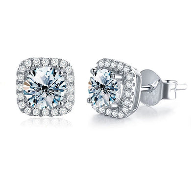 Brilliant Round Moissanite Studs (0.5ct - 1ct)