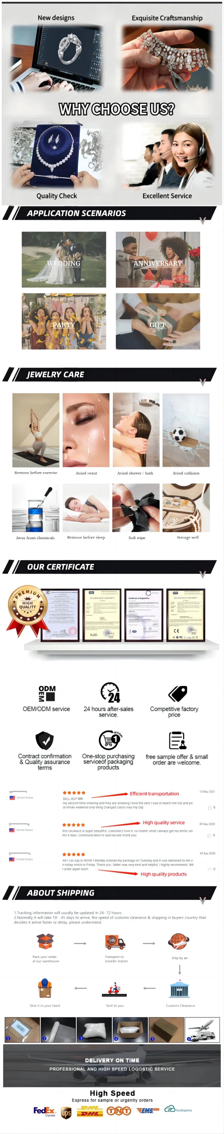 Fashion Gold Plated Dubai Jewelry Set For Women Party Gift Simply UAE Wedding Bridal 4PCS Jewelry Cubic Zirconia