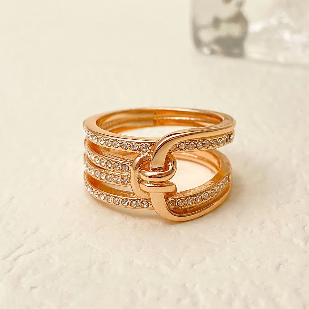 Minimalist Crystal Ring European and American Luxury High Quality Gemstone Ring for Women Jewelry WholesaleValentine's Day gifts