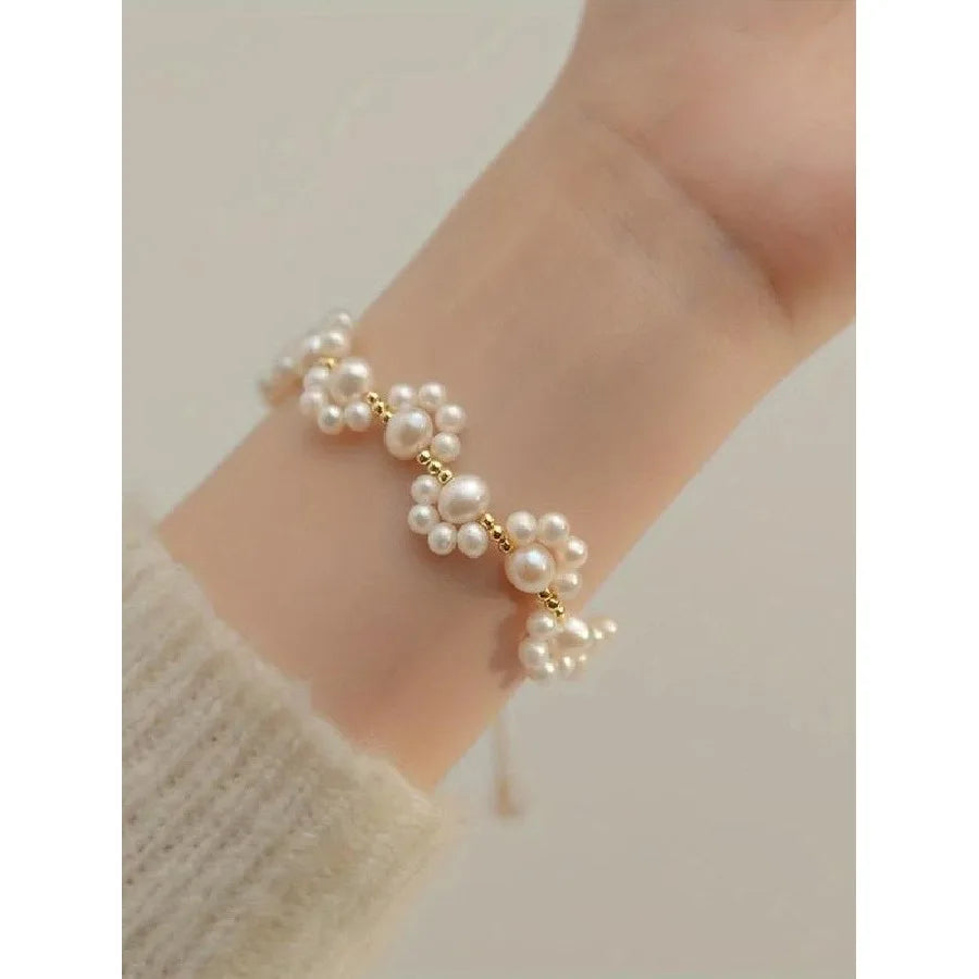 Cute Faux Pearl Cat Claw Bracelet, Perfect Gift for Her, Adorable Design, Ideal Gift Idea, Sweet and Lovely Accessory