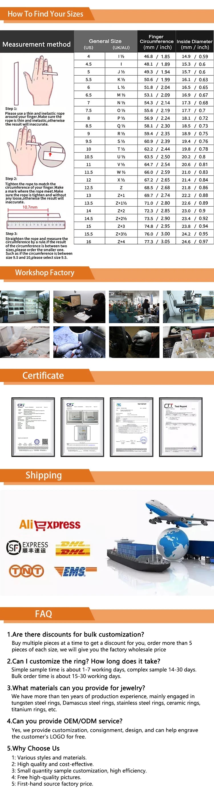 Tungsten Carbide Men's Ring, White Zircon 8mm Couple Wedding Ring, Fashion Hip Hop Suitable for Daily Wedding Party Wear