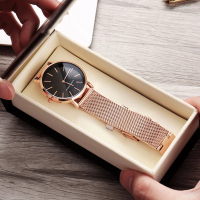Rose Gold Minimalist Watch (36mm)