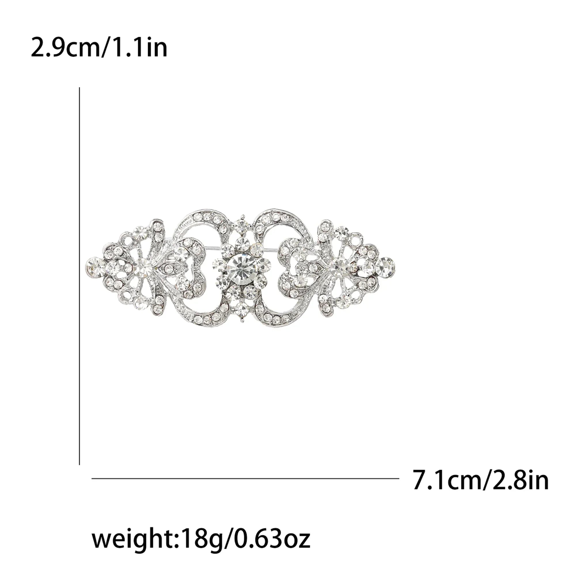 Luxurious Rhinestone Palace Crystal Glass Brooches for Women Unisex Elegant Bridal Pins Event Party Decoration Clothes Accessory