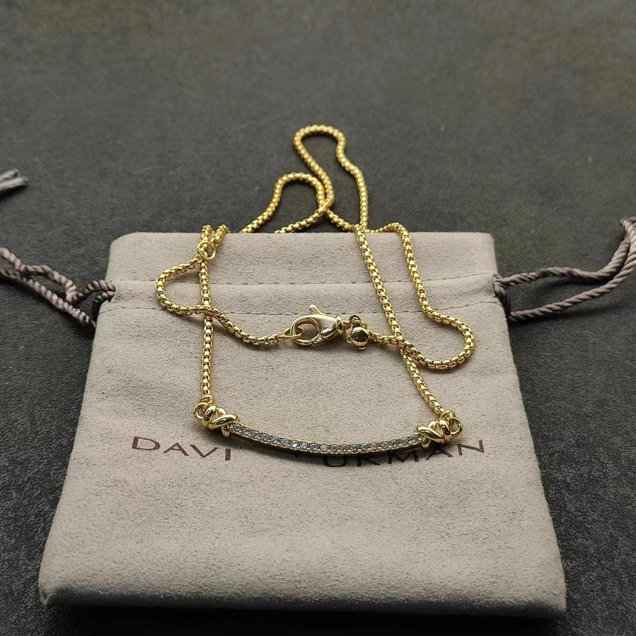 2025 New DY High-Quality Pendant Necklaces for Men and Women Elegant Versatile Designs