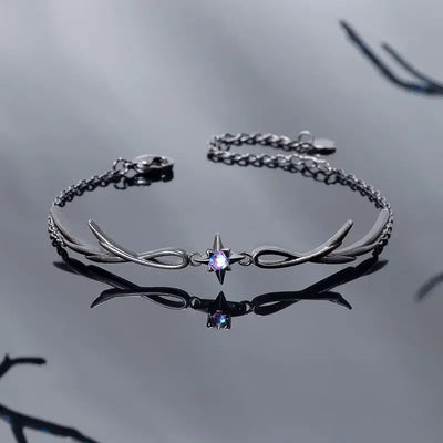 Twilight Feather Neo-Gothic Bracelet
