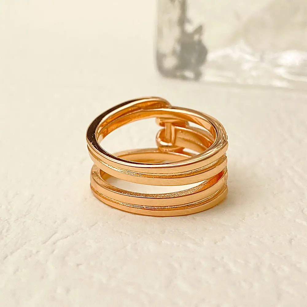 Minimalist Crystal Ring European and American Luxury High Quality Gemstone Ring for Women Jewelry WholesaleValentine's Day gifts