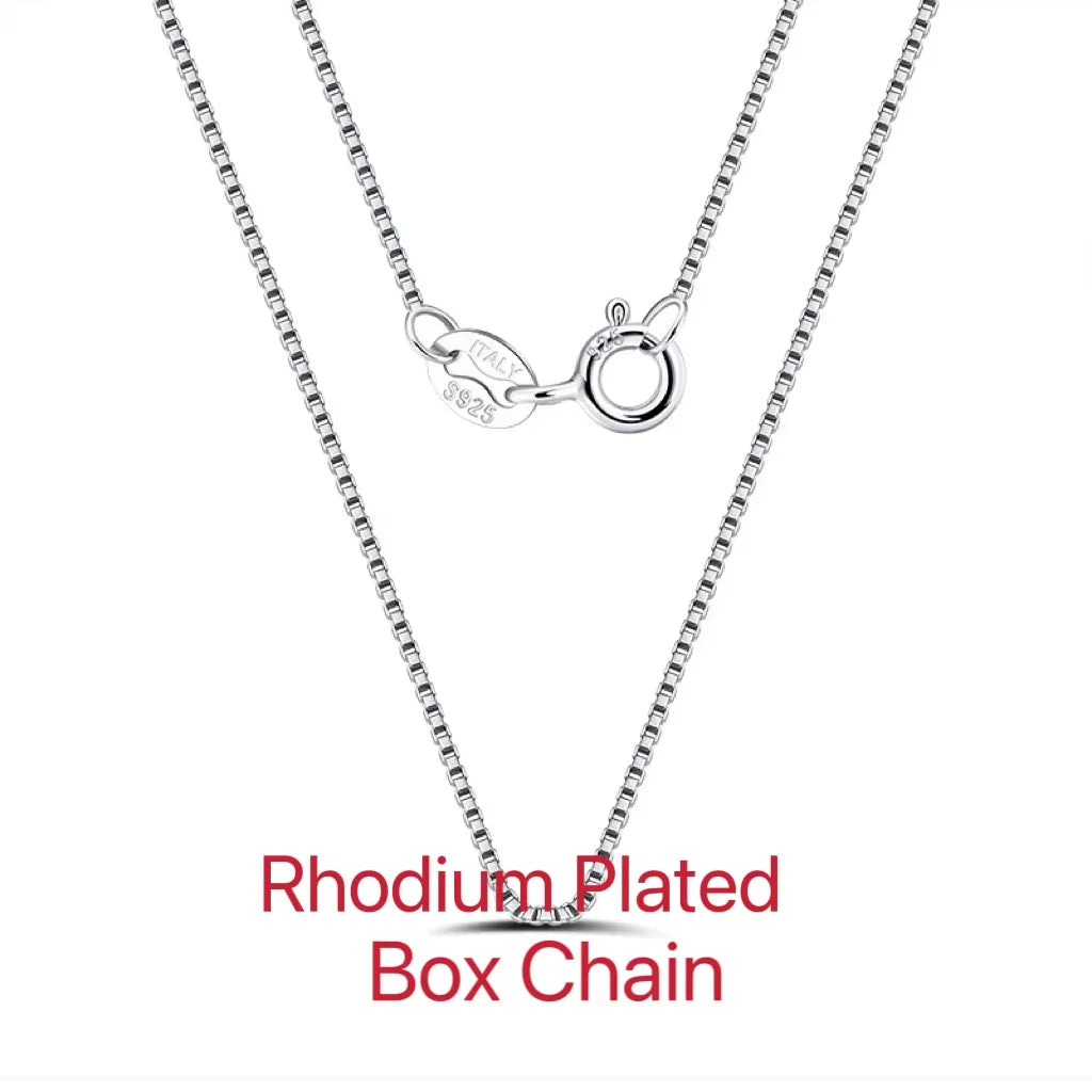 Rinntin Vintage 925 Sterling Silver Link Necklace Fashion Women Men Dainty Neck Chain Hip Hop Rhodium Neck Jewelry Gift SC21