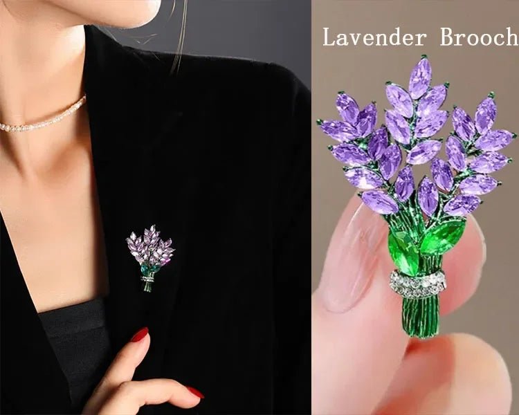 Exquisite Women‘s Brooch Crystal Snowflake Lapel Pins for Men Blue CZ Rhinestone Suit Clothes Badge Luxury Jewelry Accessories