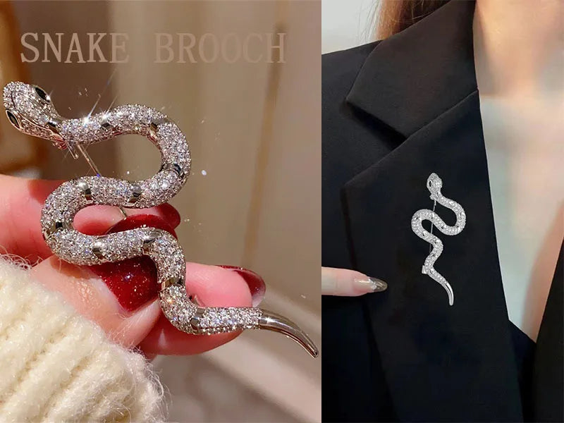 Exquisite Women‘s Brooch Crystal Snowflake Lapel Pins for Men Blue CZ Rhinestone Suit Clothes Badge Luxury Jewelry Accessories