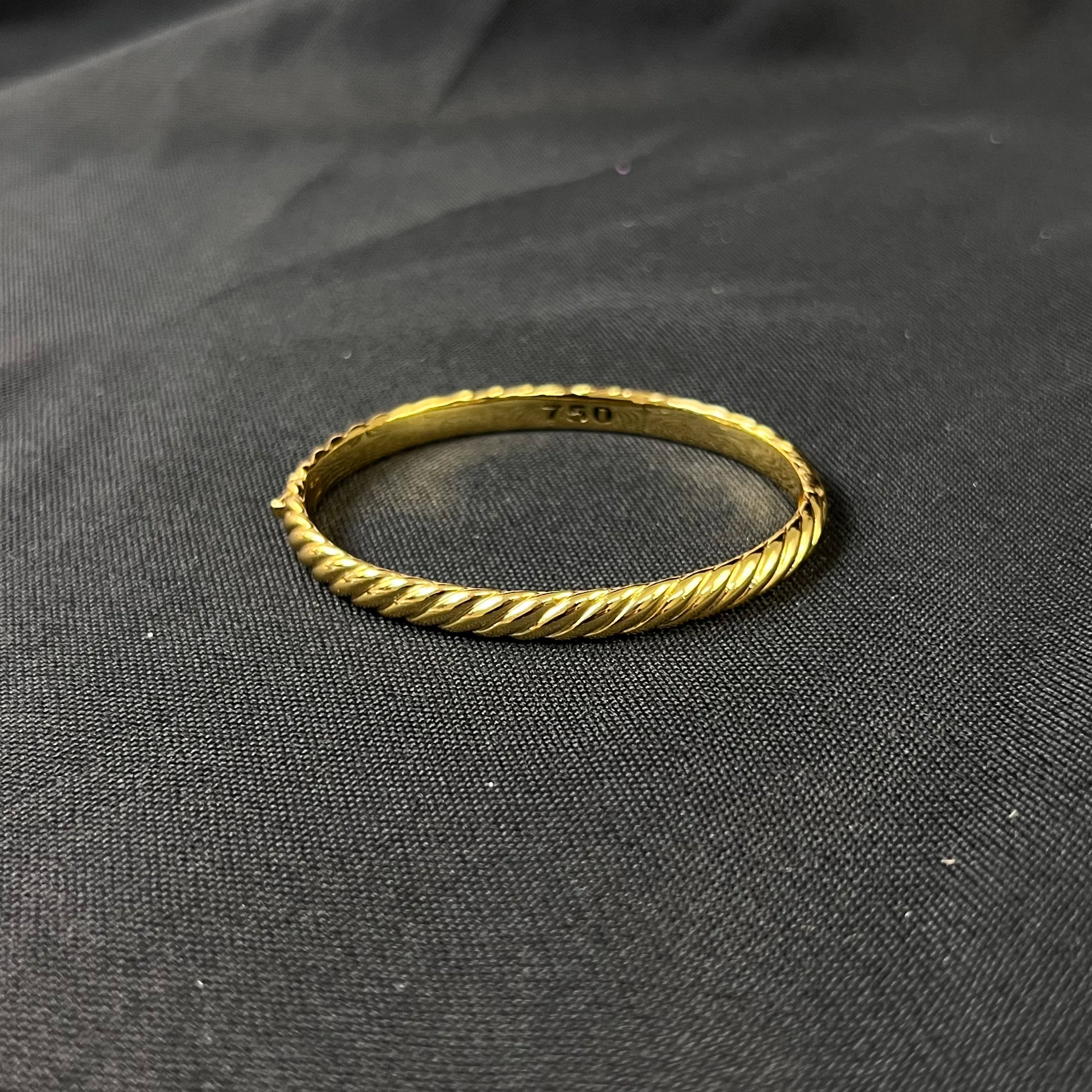 S925 sterling silver 2025 new 6.2mm carved wave bracelet neutral fashion personality trend retro simple luxury jewelry gift