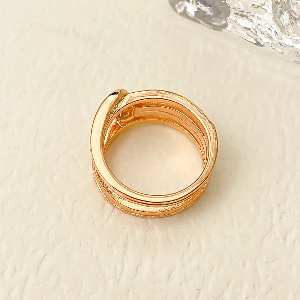 Minimalist Crystal Ring European and American Luxury High Quality Gemstone Ring for Women Jewelry WholesaleValentine's Day gifts