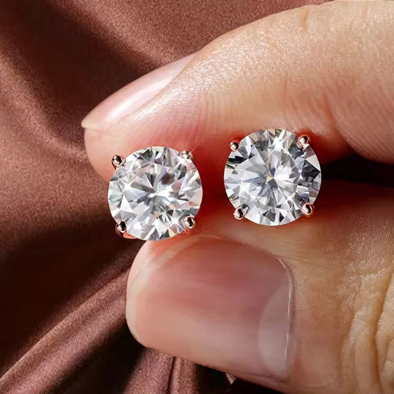 Ten Carats Moissanite Drop Earrings for Women, Elegant Hexagon Cut Dangle Jewelry, Luxury Gift for Anniversary and Parties