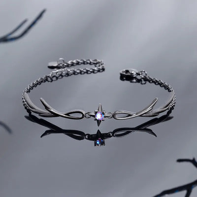 Twilight Feather Neo-Gothic Bracelet
