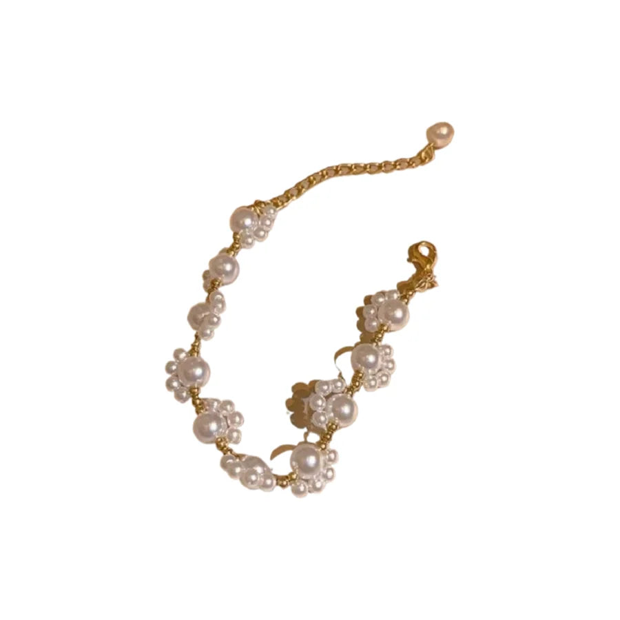 Cute Faux Pearl Cat Claw Bracelet, Perfect Gift for Her, Adorable Design, Ideal Gift Idea, Sweet and Lovely Accessory
