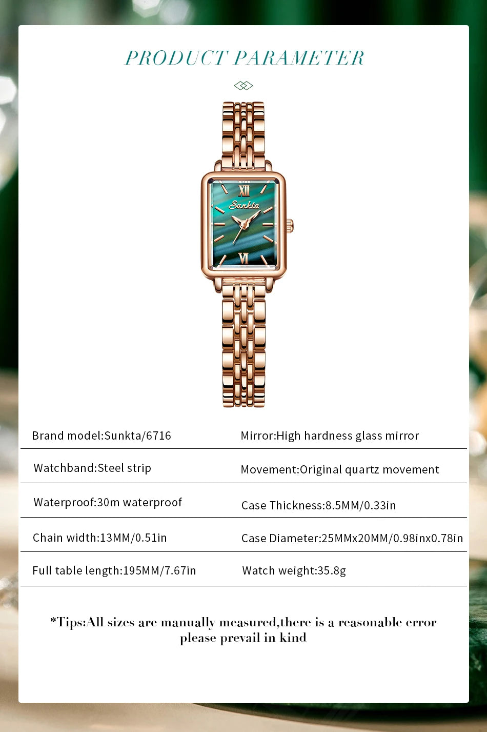 SUNKTA Fashion Ladies Watch Elegant Dress Womens Wristwatches Ceramic Bracelet Watches for Women Waterproof Clock Reloj Mujer