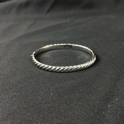 Heritage Carved Wave Artisan Bangle