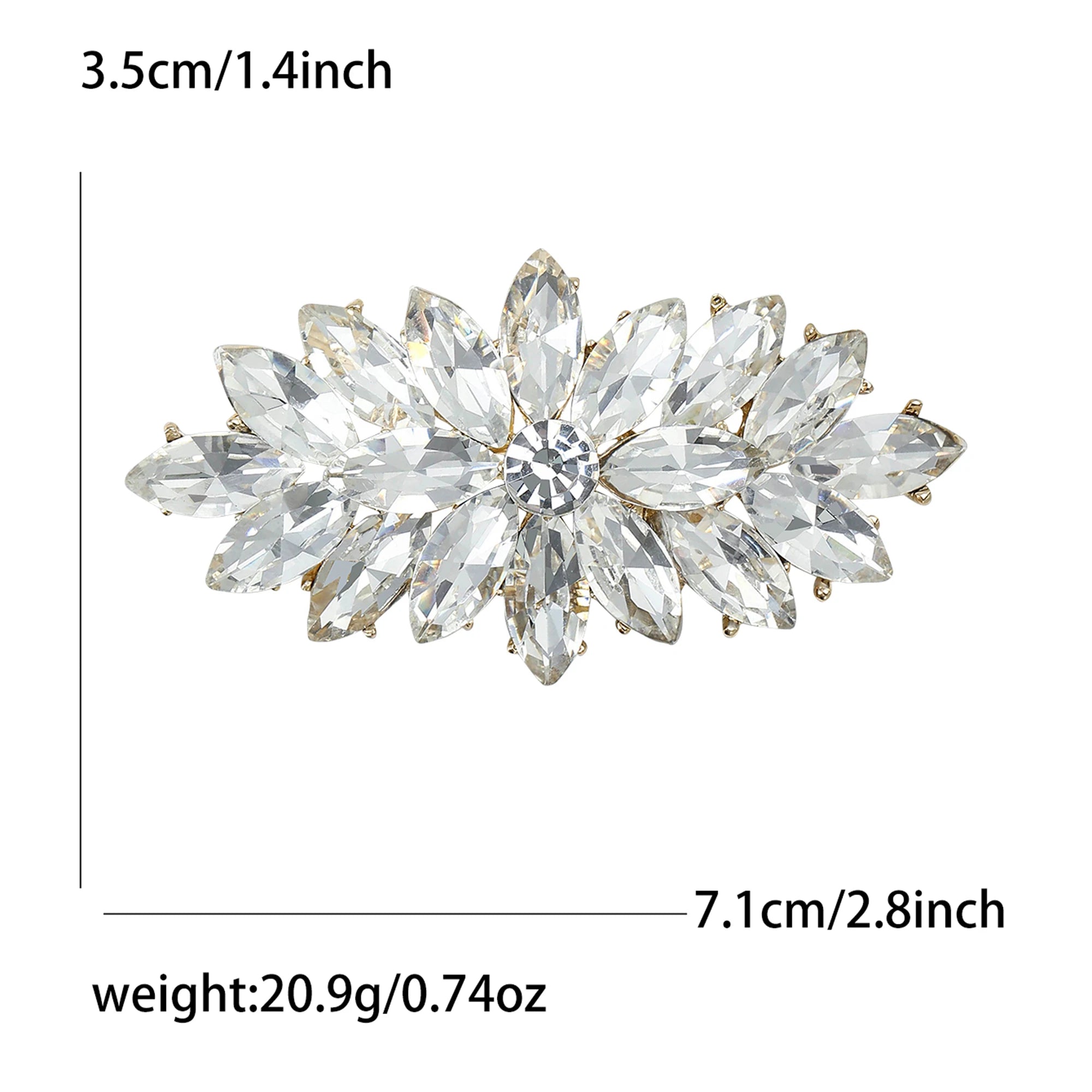Luxurious Rhinestone Palace Crystal Glass Brooches for Women Unisex Elegant Bridal Pins Event Party Decoration Clothes Accessory