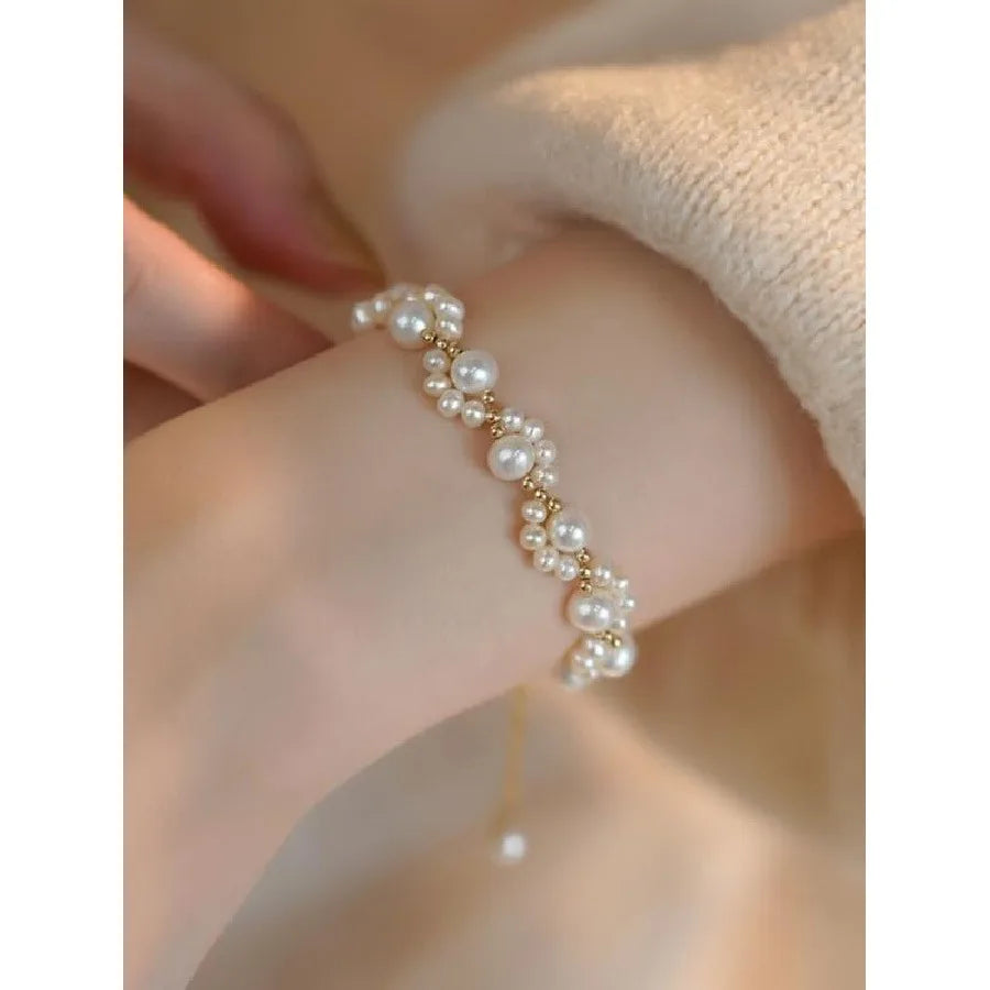 Cute Faux Pearl Cat Claw Bracelet, Perfect Gift for Her, Adorable Design, Ideal Gift Idea, Sweet and Lovely Accessory