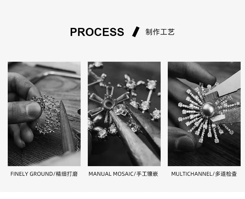 A dreamy and colorful flower red brooch with a fresh plant temperament style clothing accessory