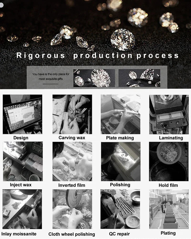 Smyoue 18k Plated Total 2.6CT Full Moissanite Hoop Earring for Women Sparkling Wedding Party Earring 925 Sterling Silver Jewelry